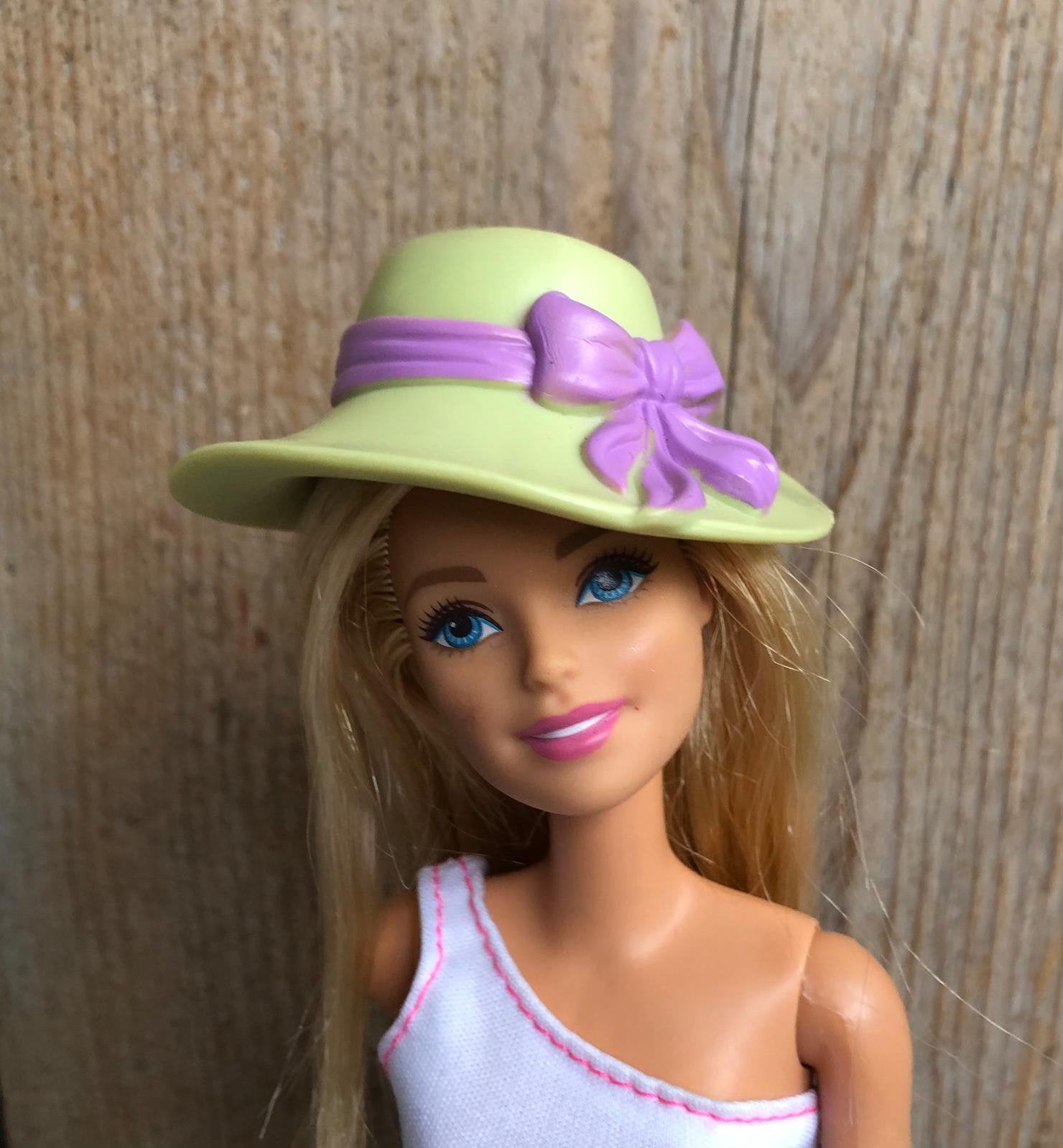 Groen paars hoed voor Barbie, Ophalen of Verzenden, Zo goed als nieuw, Barbie