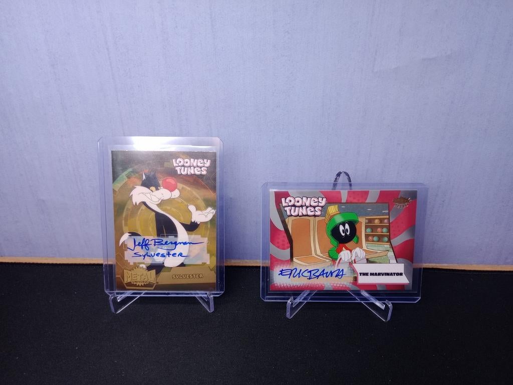 Looney Tunes handtekening Sylvester/25 en Marvin the Martian, Verzamelen, Stripfiguren, Ophalen of Verzenden, Looney Tunes, Plaatje, Poster of Sticker
