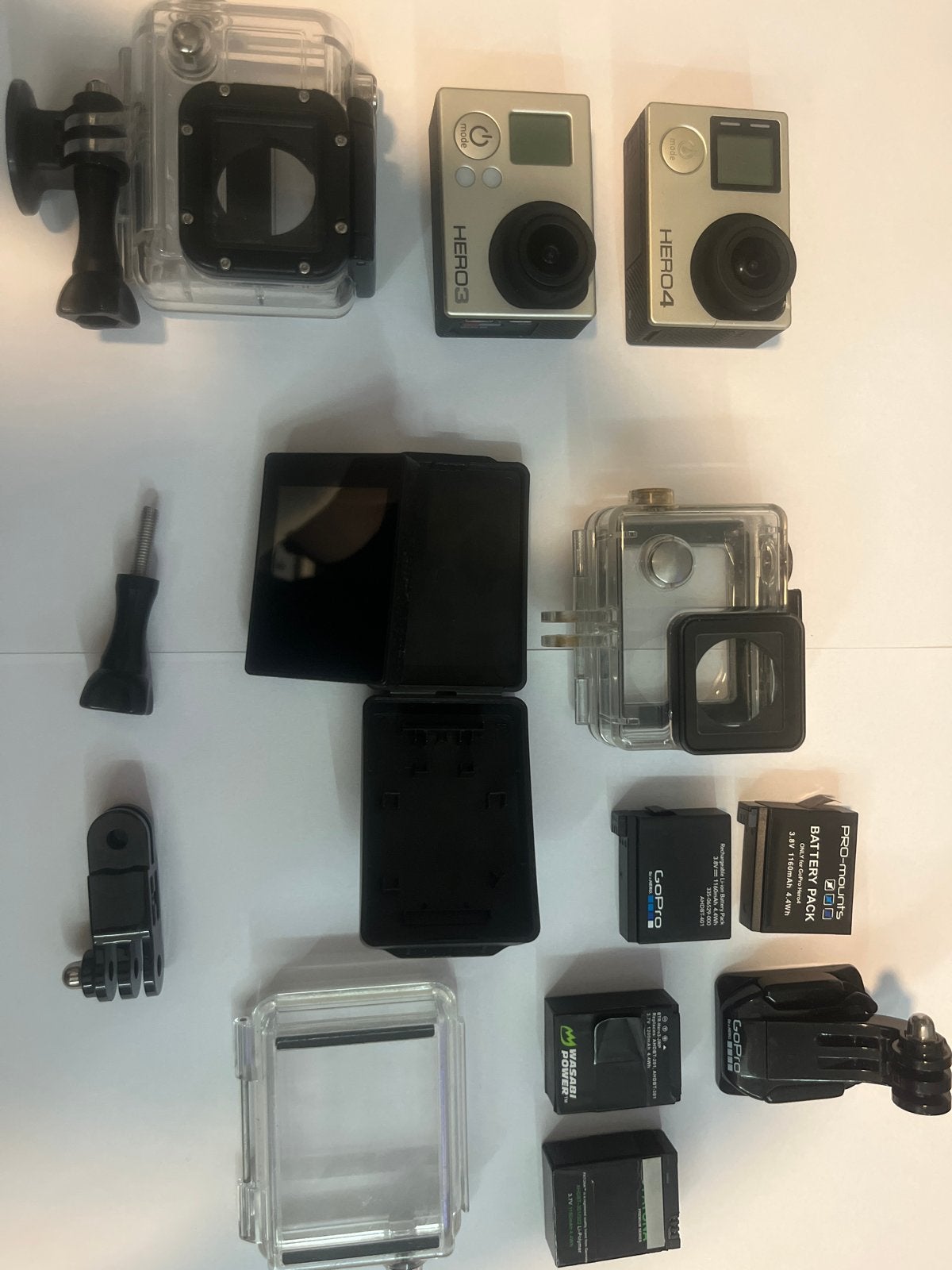 GoPro HERO3 & HERO4 met accessoires, Audio, Tv en Foto, Actiecamera's, Ophalen of Verzenden, Gebruikt, GoPro