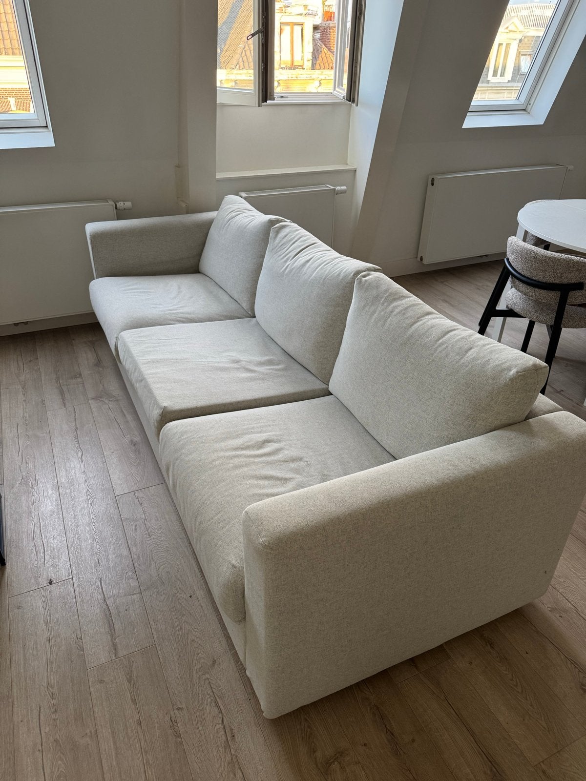 IKEA VIMLE 3-zitbank Gunnared beige - Zo goed als nieuw, Ophalen, Driepersoons, 75 tot 100 cm, Zo goed als nieuw
