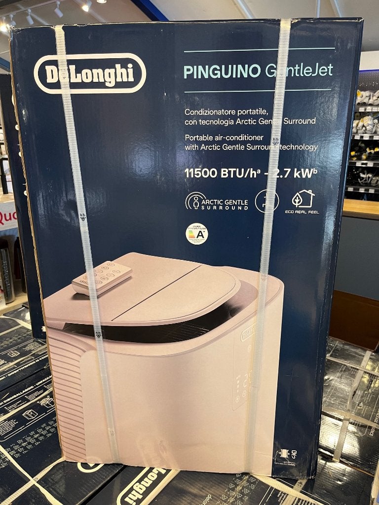 DeLonghi Pinguino GentleJet AP98 GENTLEJET Airco - VOORRAAD!, Witgoed en Apparatuur, Airco's, Ophalen, Timer, 3 snelheden of meer