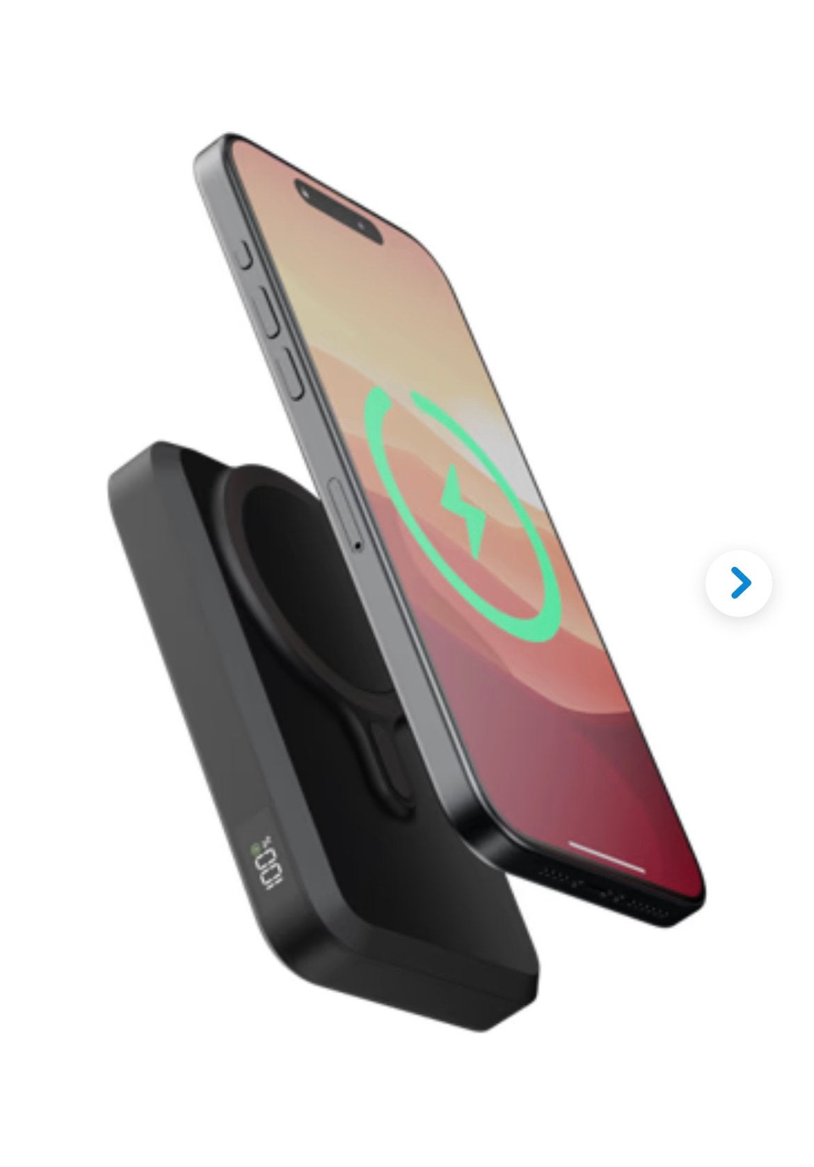 Magnetic powerbank XSTORM, Ophalen, USB-C, Draadloze oplader, Zo goed als nieuw