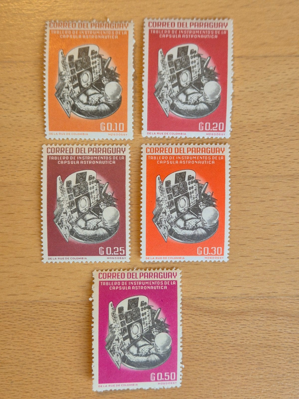 Paraguay 1963 ruimtevaart, Ophalen of Verzenden, Postfris, Zuid-Amerika