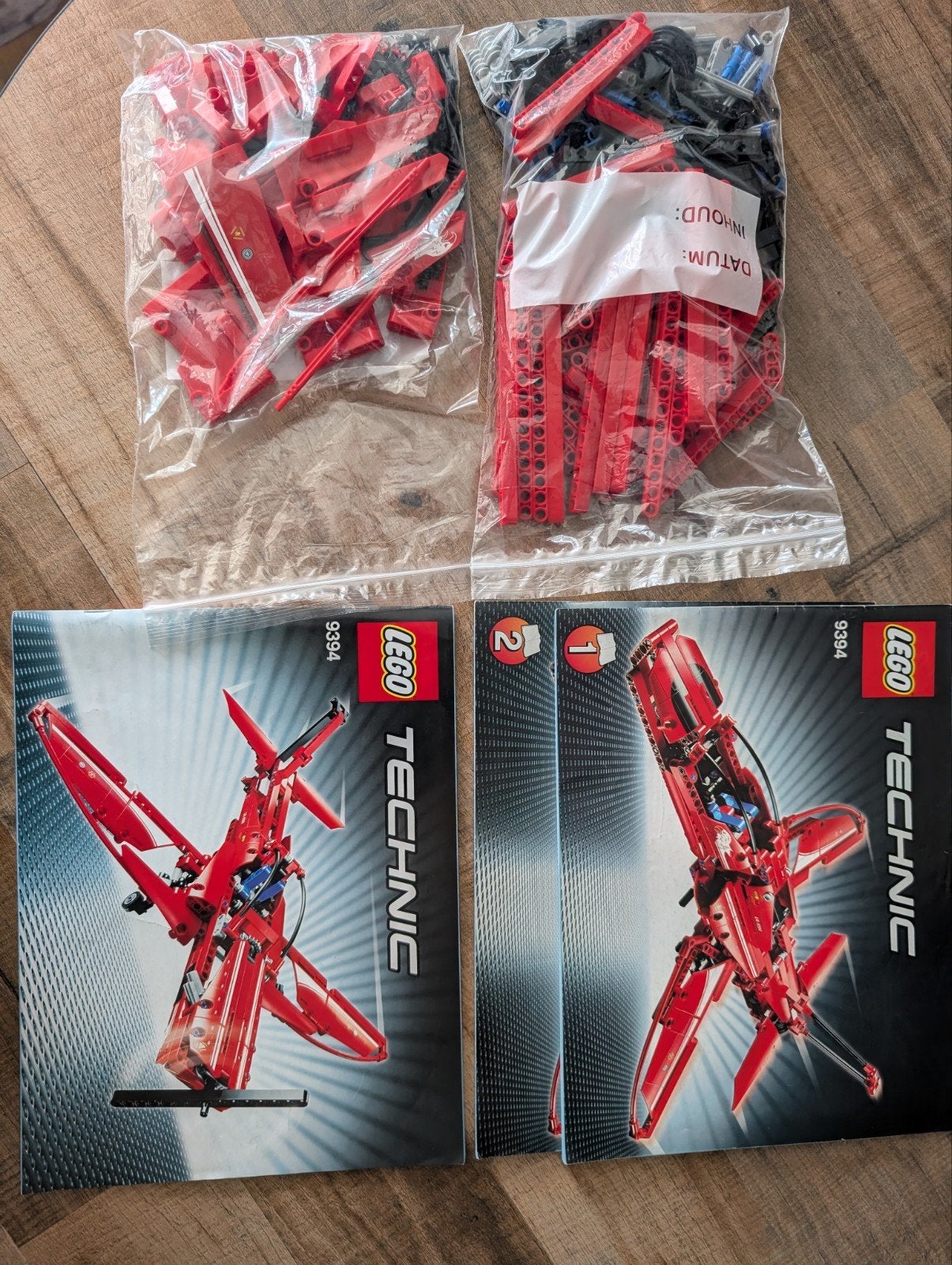 Lego technic vliegtuig model 9394, Ophalen of Verzenden, Gebruikt