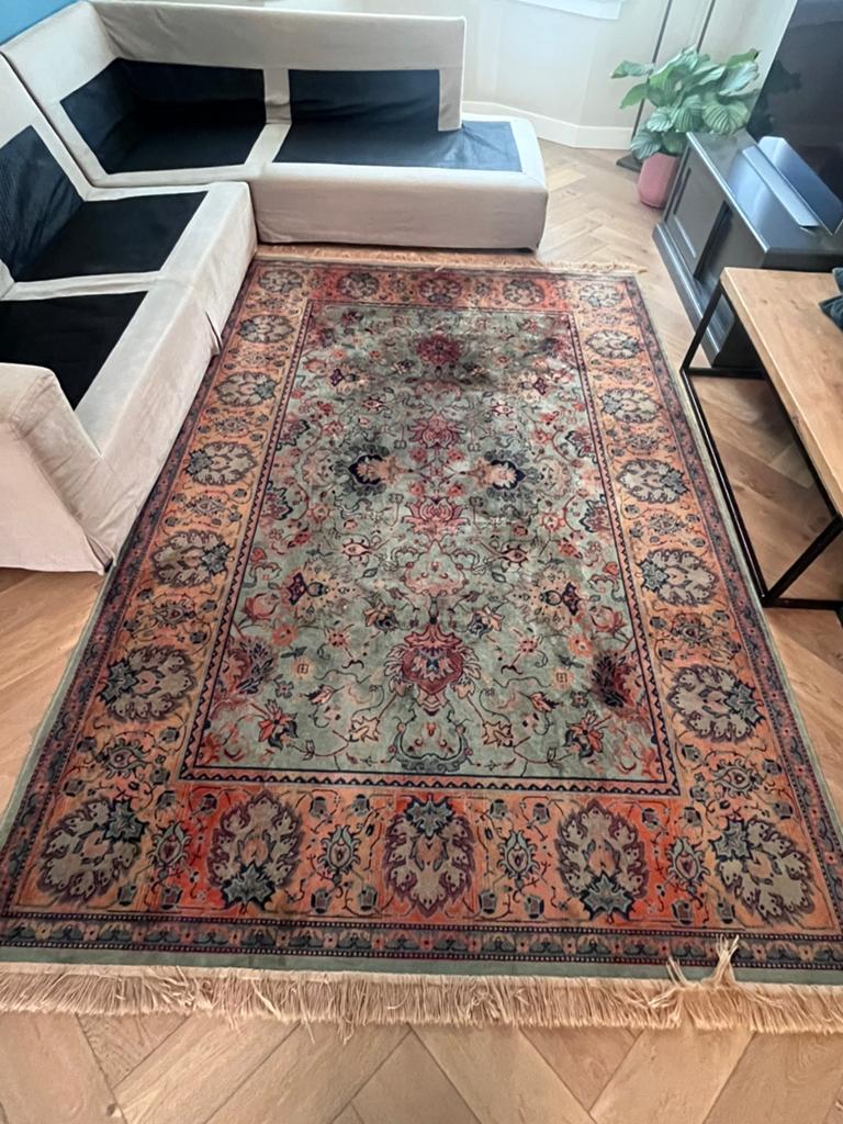 Vloerkleed Duchtbone Bid Old Green 200x300, Ophalen, Gebruikt, Overige kleuren, 200 cm of meer