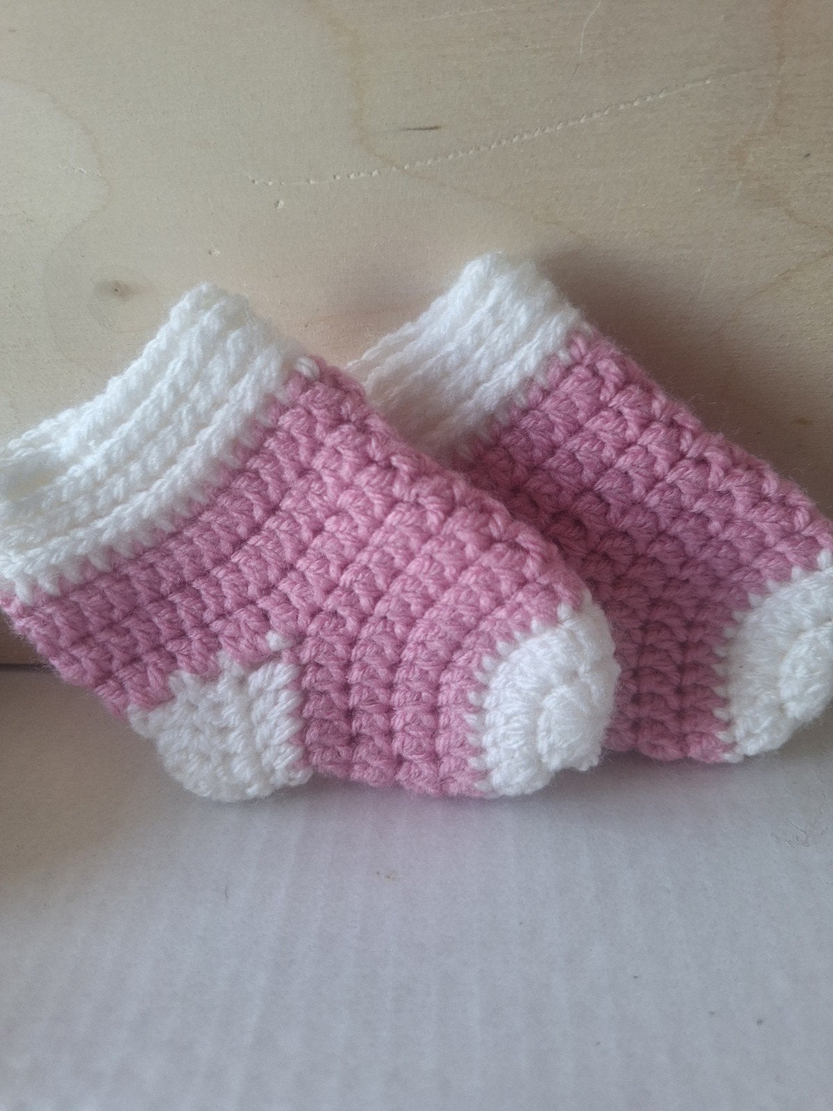 gehaakte baby sokjes, Ophalen, Nieuw, Jongetje of Meisje, Sokjes