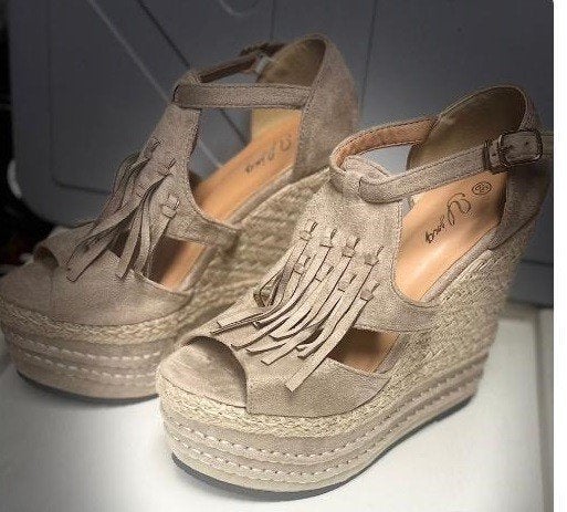 plateau wedge hoge hakken sandalen platform high heels pumps, Ophalen, Overige kleuren, Nieuw, Schoenen met hoge hakken