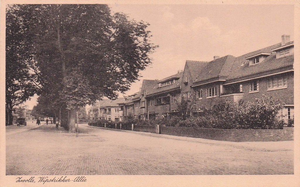 Zwolle - Wipstikker Allee (gel. 1930?), Ophalen of Verzenden, 1920 tot 1940, Gelopen, Overijssel