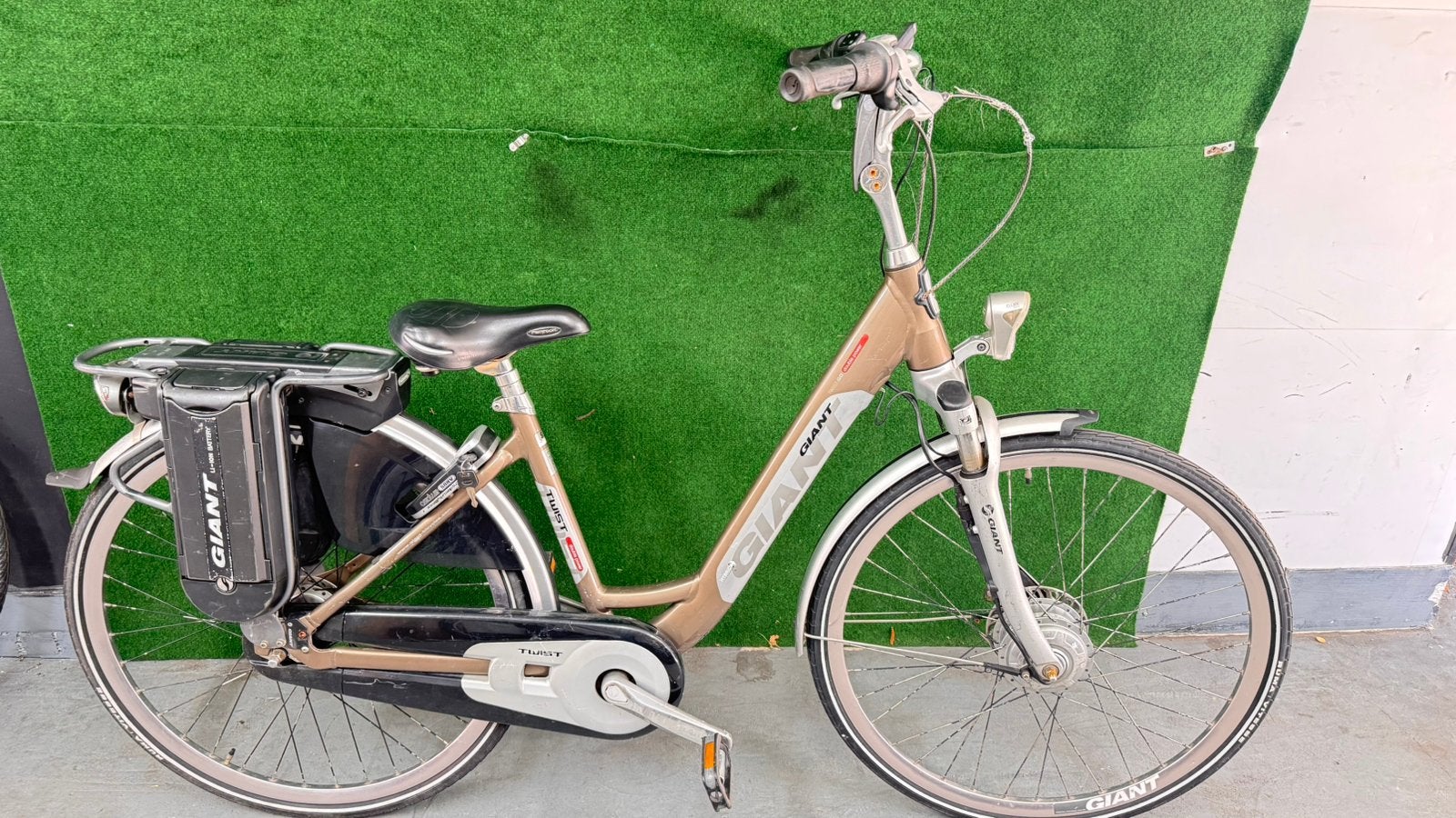 Elektrische Fiets Giant Twist dubbel accu, Ophalen, Zo goed als nieuw, Giant, Versnellingen