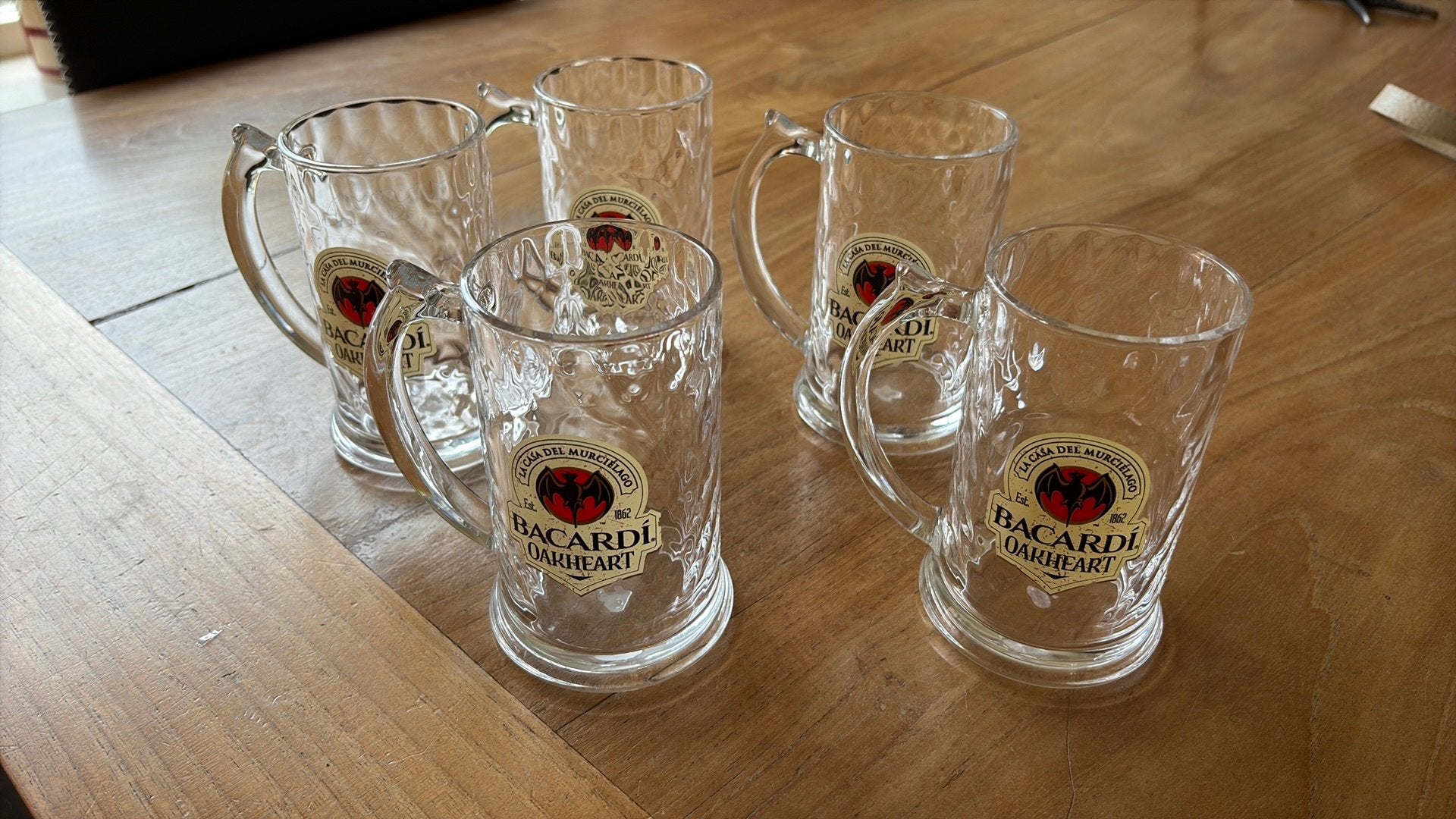 Hard plastic bacardi pullen/ glazen, Ophalen of Verzenden