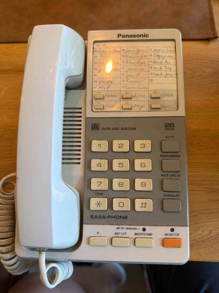 Panasonic vaste telefoon, Ophalen of Verzenden, Gebruikt, 1 handset