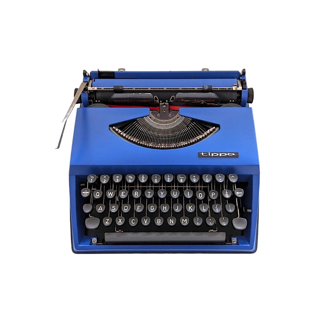 Typemachine Triumph Tippa blauw/paars - gereviseerd, Ophalen, Zo goed als nieuw