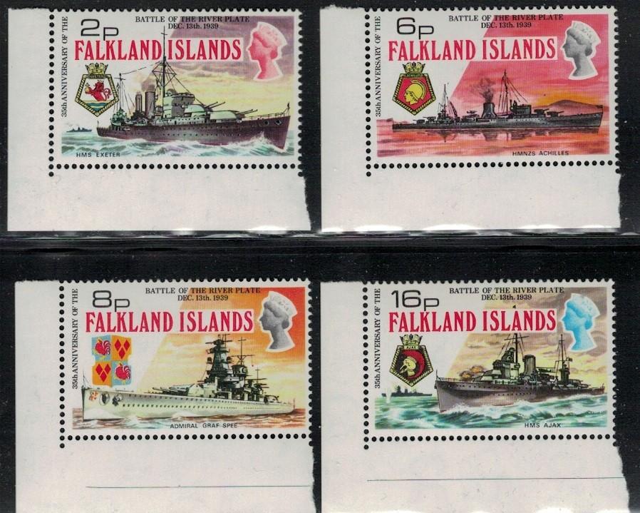 S495 Falkland islands 232/25 postfris Schepen, Verzenden, Postfris, Overige thema's