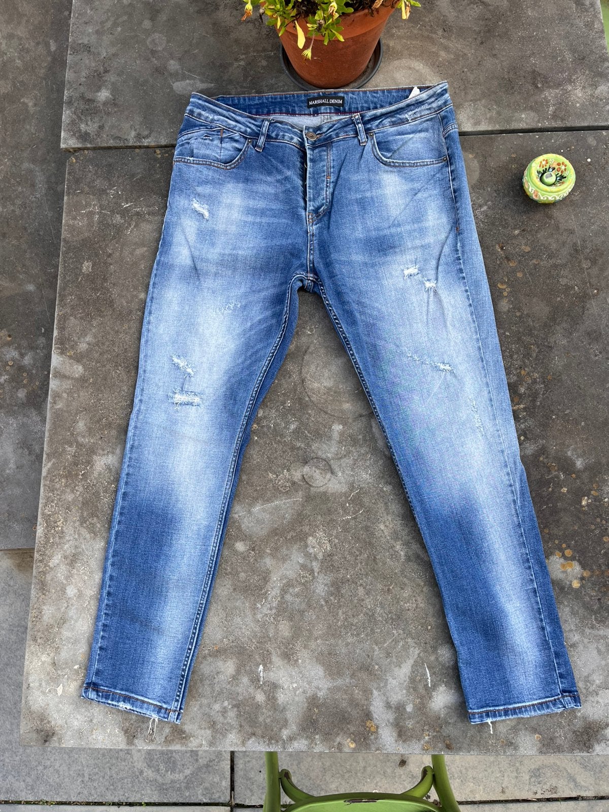 MARSHALL JEANS MAAT 38, Kleding | Heren, Ophalen of Verzenden, Zo goed als nieuw, Blauw, W36 - W38 (confectie 52/54)