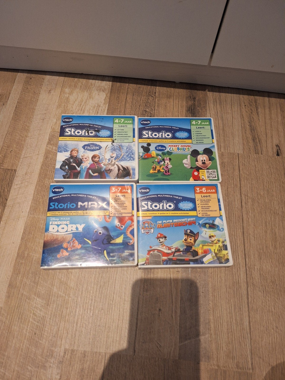 VTech Storio Max Spellen: Paw Patrol, Dory, Frozen, Mickey, Ophalen, Zo goed als nieuw, Taal en Lezen