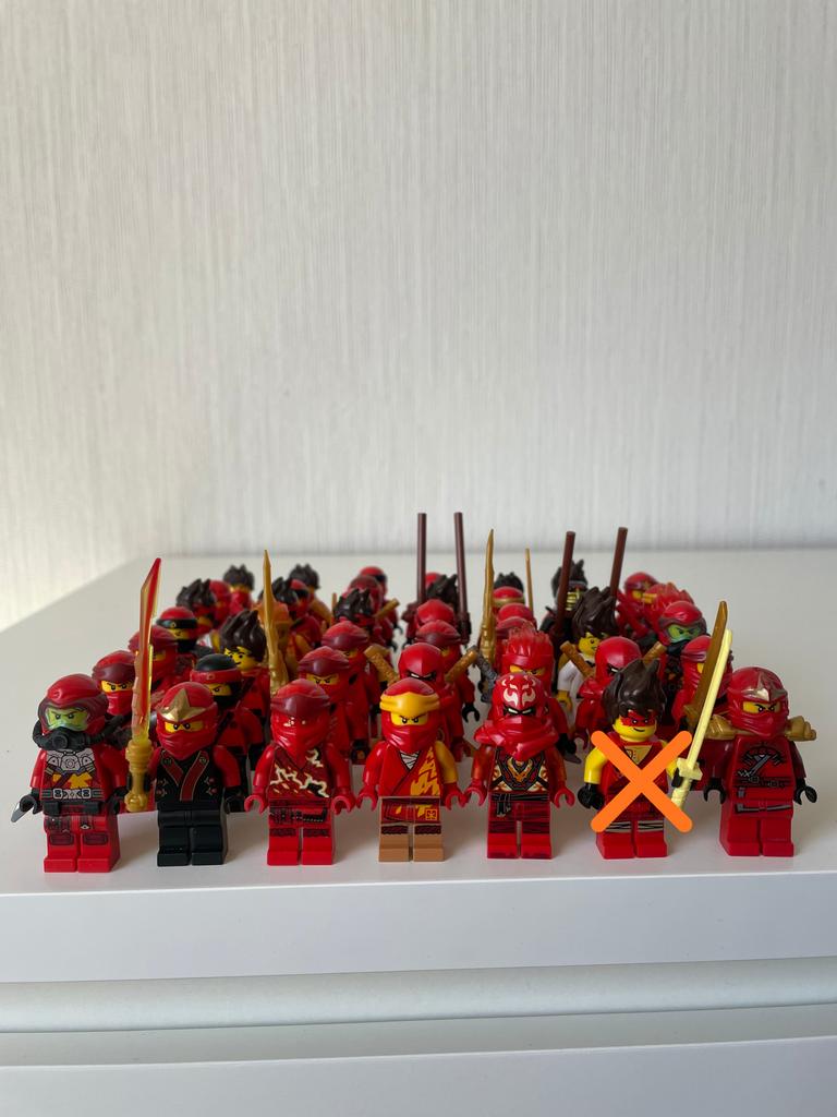 Lego Ninjago grote Kai collectie, Ophalen, Lego, Zo goed als nieuw, Minifiguur