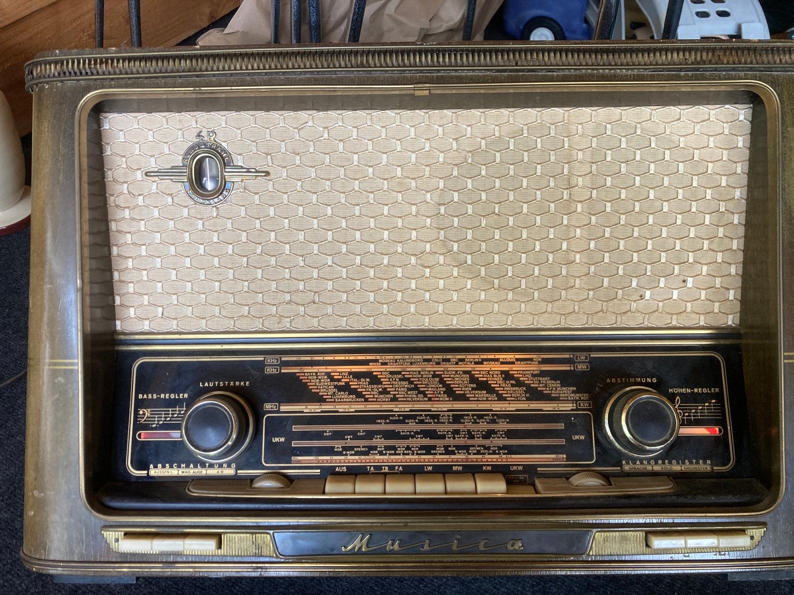 Vintage Musica buizenradio - Prachtige staat, Ophalen, Gebruikt, Radio