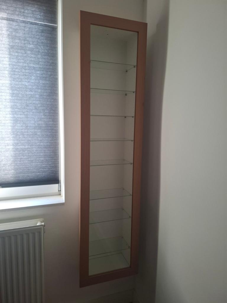 Vitrinekast, Ophalen, Minder dan 50 cm, 150 tot 200 cm, 25 tot 50 cm