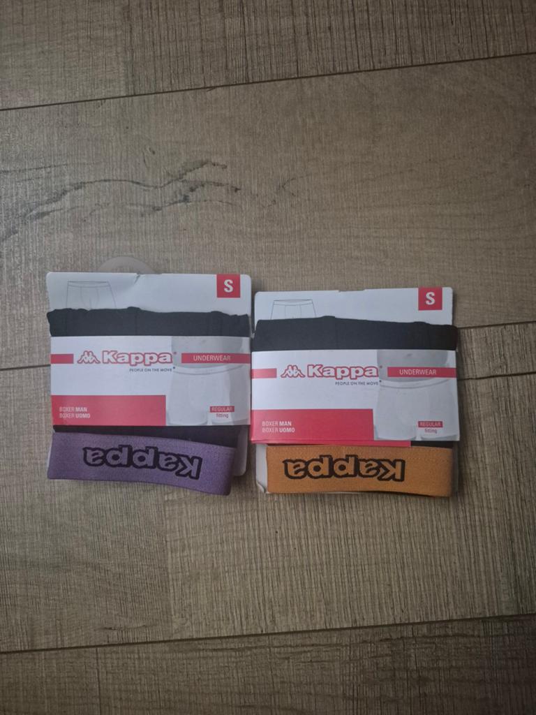 2-pack Kappa boxershorts - Maat S - Nieuw, Kleding | Heren, Ondergoed, Ophalen of Verzenden, Zwart, Kappa, Boxer