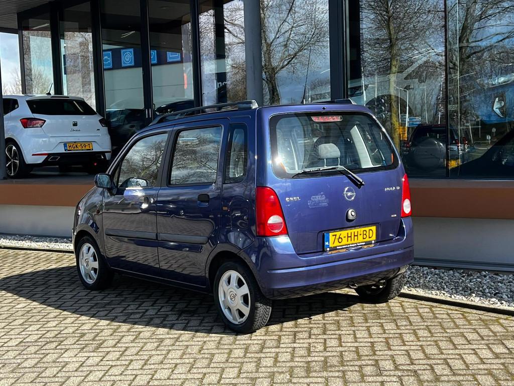 Opel Agila 1.2-16V Elegance, Voorwielaandrijving, Gebruikt, 31 €/maand, Blauw