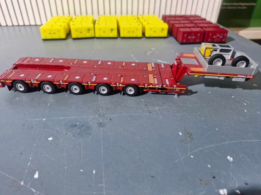 Dieplader uitschuifbaar nooteboom 5 asser wsi, Ophalen of Verzenden, Zo goed als nieuw, Bus of Vrachtwagen, Wsi