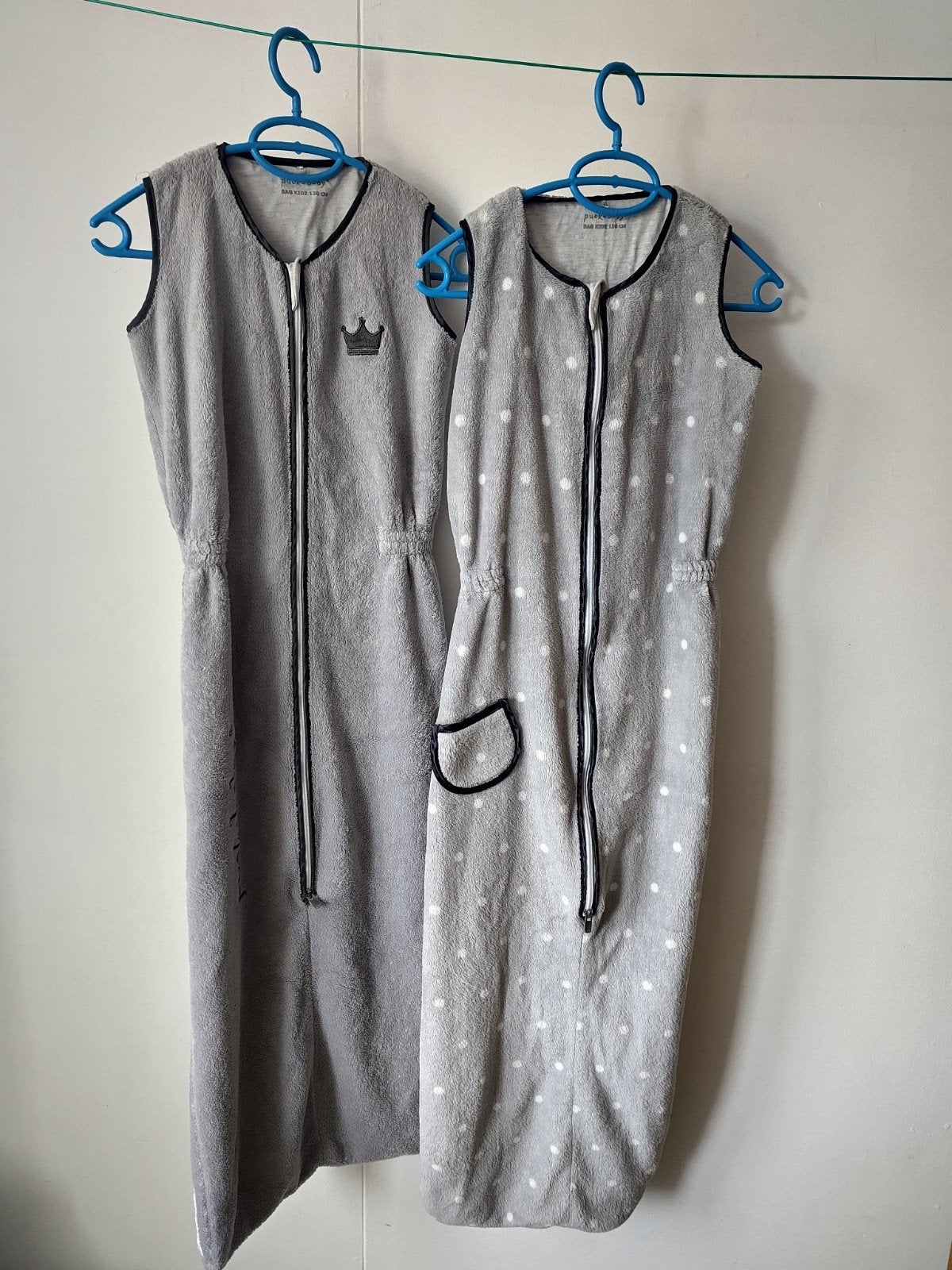 Twee keer Puckababy Kidz Bag 130 cm, Gebruikt, Eenpersoons, Overige typen, Ophalen of Verzenden