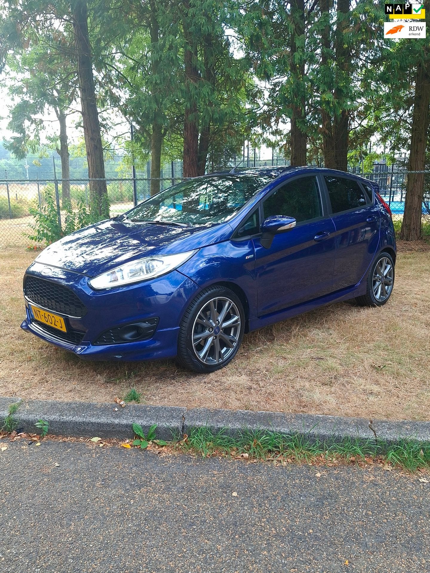 Ford Fiesta 1.0 EcoBoost ST Line Camera , navi , nieuwe apk, Voorwielaandrijving, 101 pk, Euro 6, Automatische klimaatregeling