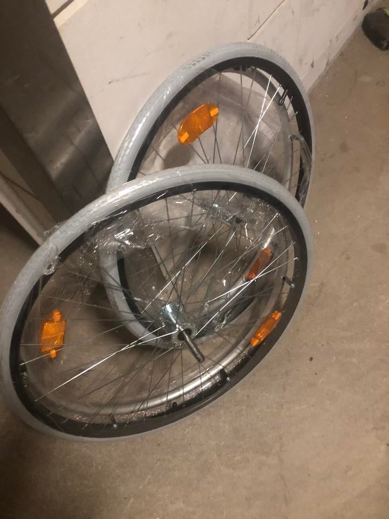 Rolstoel wielen 24 inch, Ophalen of Verzenden, Nieuw, Duwrolstoel