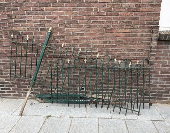 Vintage sierhekwerk, Ophalen, Met poort, Gebruikt, Sierhekwerk