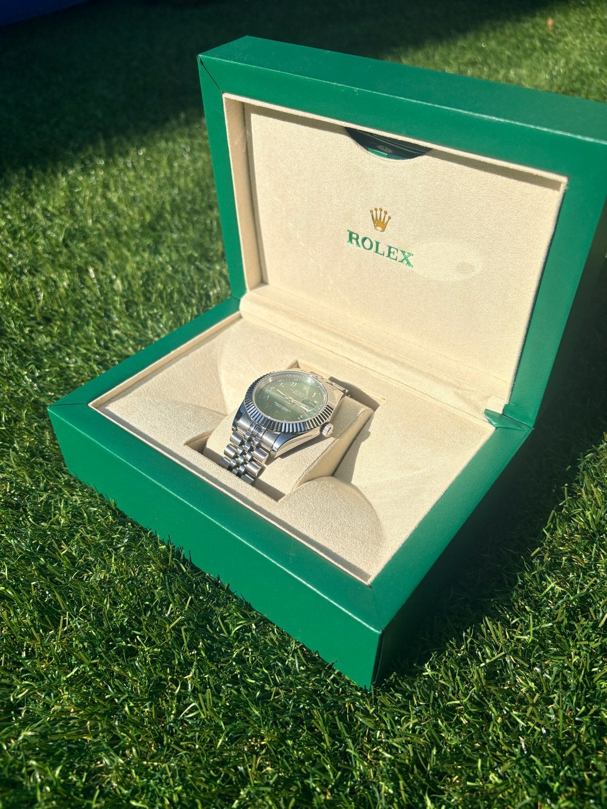 Rolex Datejust Polshorloge arabische cijfers, Sieraden, Tassen en Uiterlijk, Horloges | Heren, Staal, Verzenden, Polshorloge, Nieuw