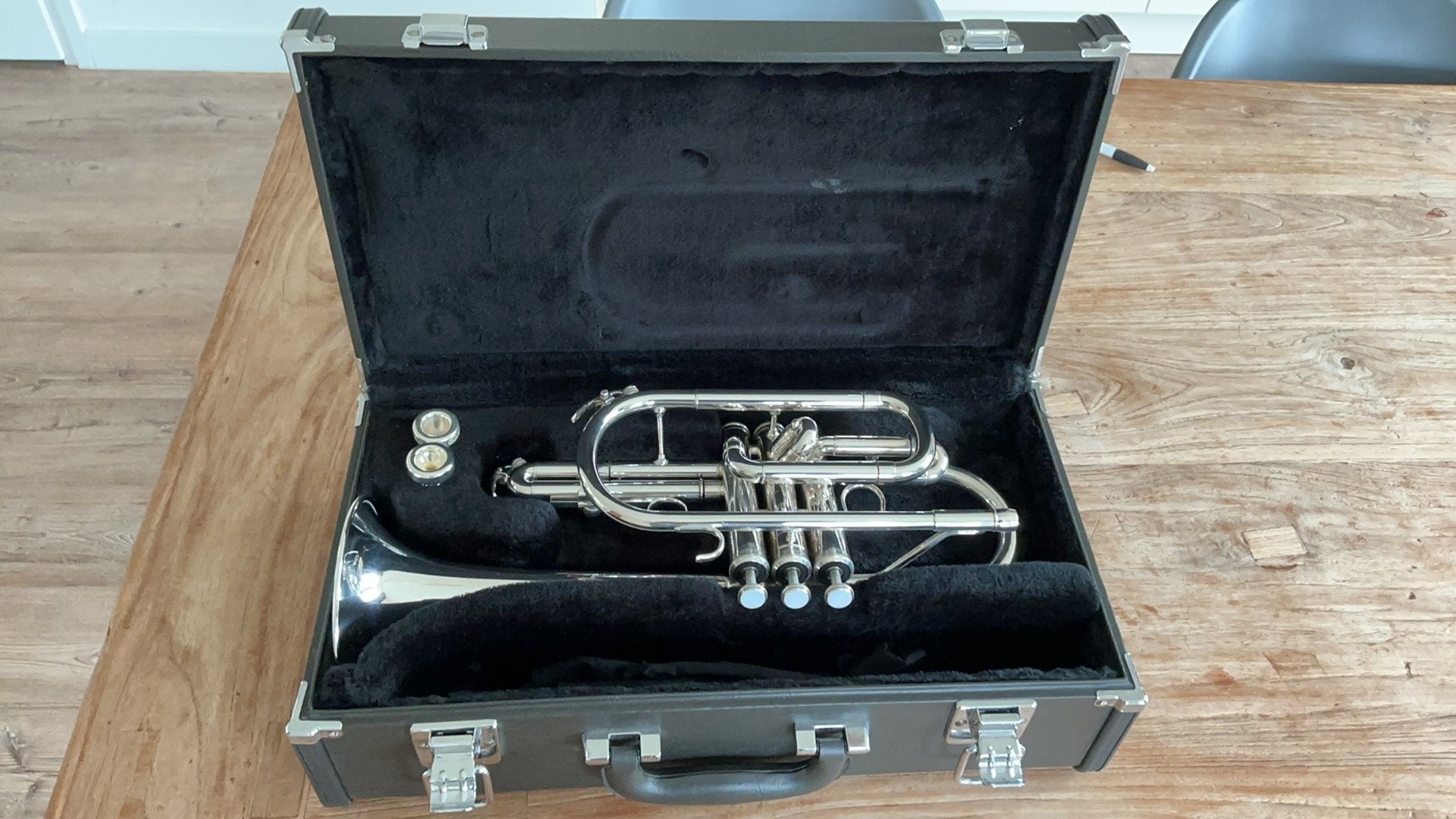 Yamaha cornet YCR2310 II. Inruil van Bugel mogelijk!, Muziek en Instrumenten, Blaasinstrumenten | Trompetten, Ophalen, Zo goed als nieuw
