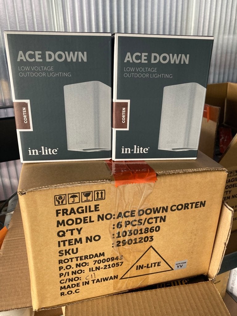 In-lite Tuinverlichting: Ace/Liv Corten, Cubid, Big Scope., Tuin en Terras, Ophalen of Verzenden, Nieuw, Minder dan 100 cm, Minder dan 25 cm