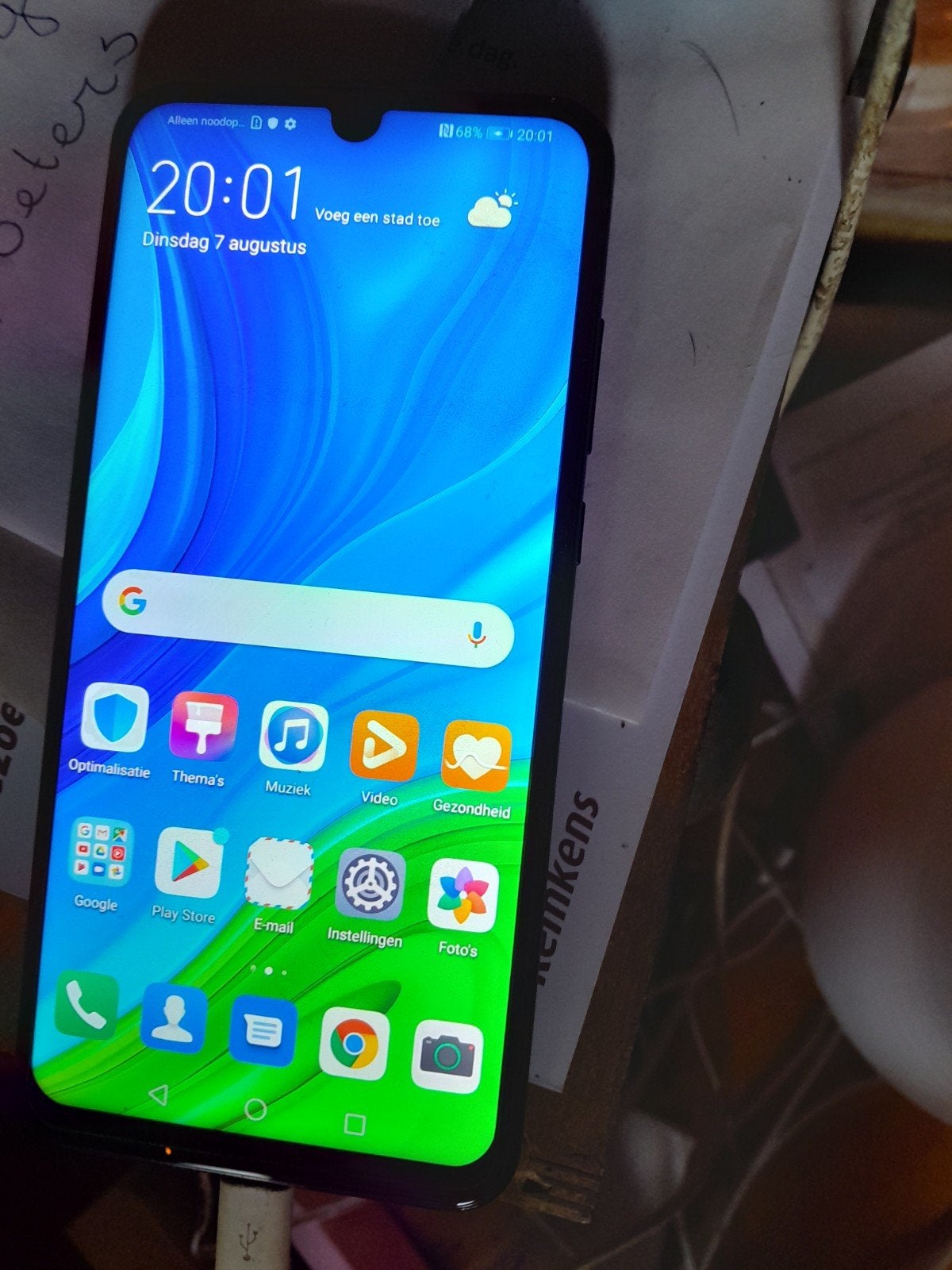 Goed werkende huawei, Ophalen, Gebruikt, Zwart, Zonder simlock
