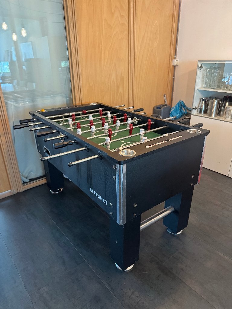 BuckShot voetbaltafel / tafelvoetbal – zwart, Ophalen, Gebruikt