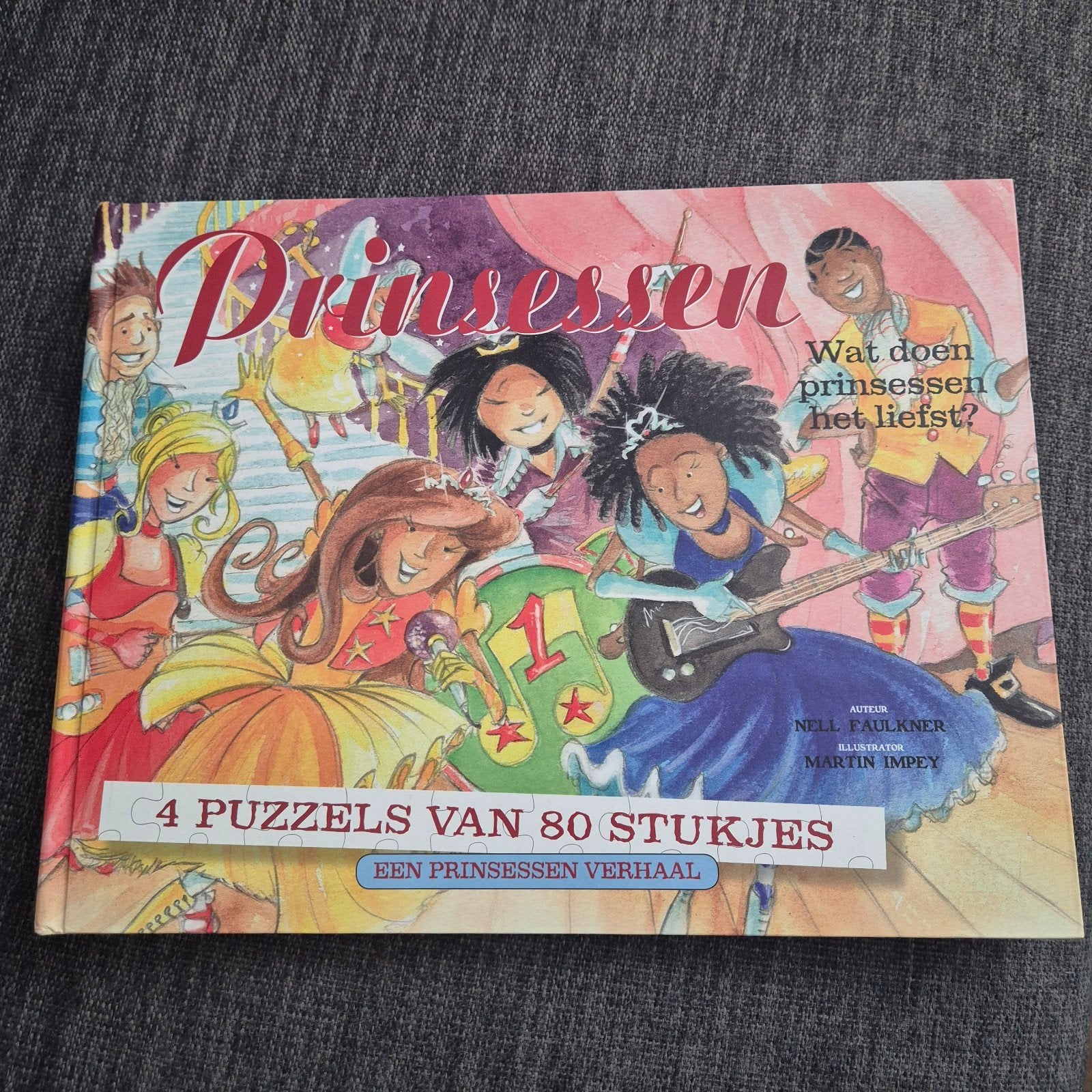 Prinsessen Voorleesboek met 4 Puzzels (80 stukjes), Ophalen of Verzenden