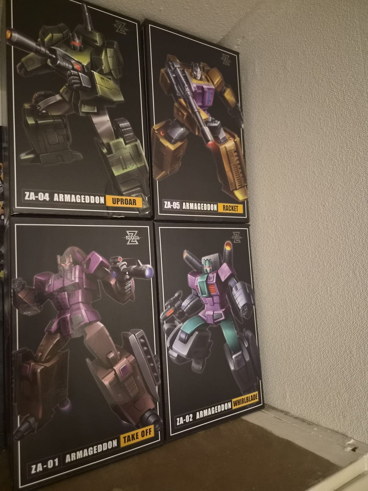 Zeta Toys ZA-01 t/m ZA-05 Armageddon set (Transformers), Verzamelen, Transformers, Overige generaties, Ophalen of Verzenden, Zo goed als nieuw