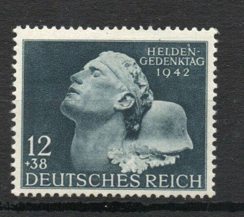 Duitse Zegel uit 1942 "Heldengedenktag" (DR 812), Ophalen of Verzenden, Landmacht, Duitsland