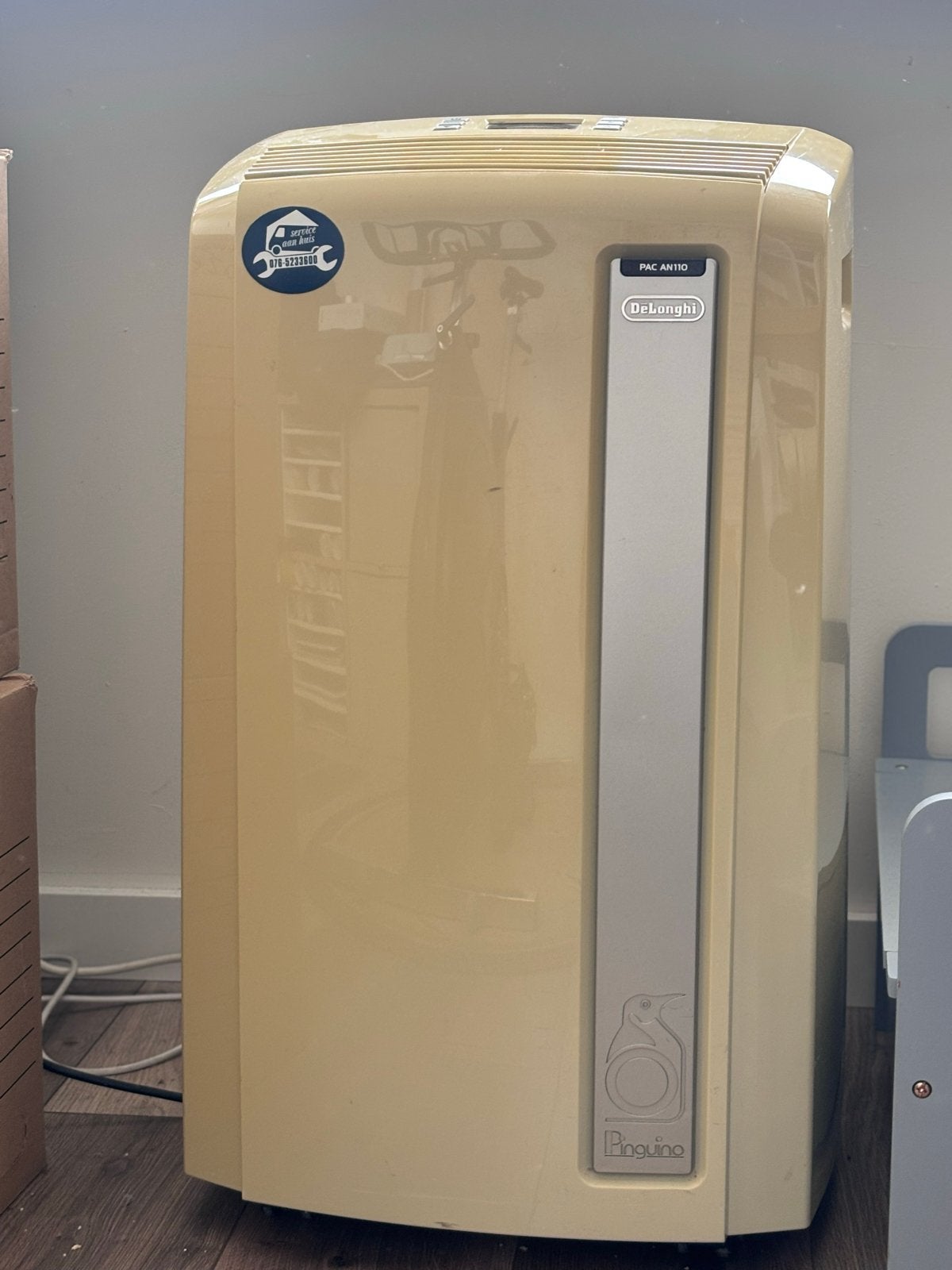 Delonghi Pinguino Mobiele Airco PAC AN110 - Koelen & Ontvoch, Ophalen, Gebruikt, 3 snelheden of meer, Koelen en Ontvochtigen