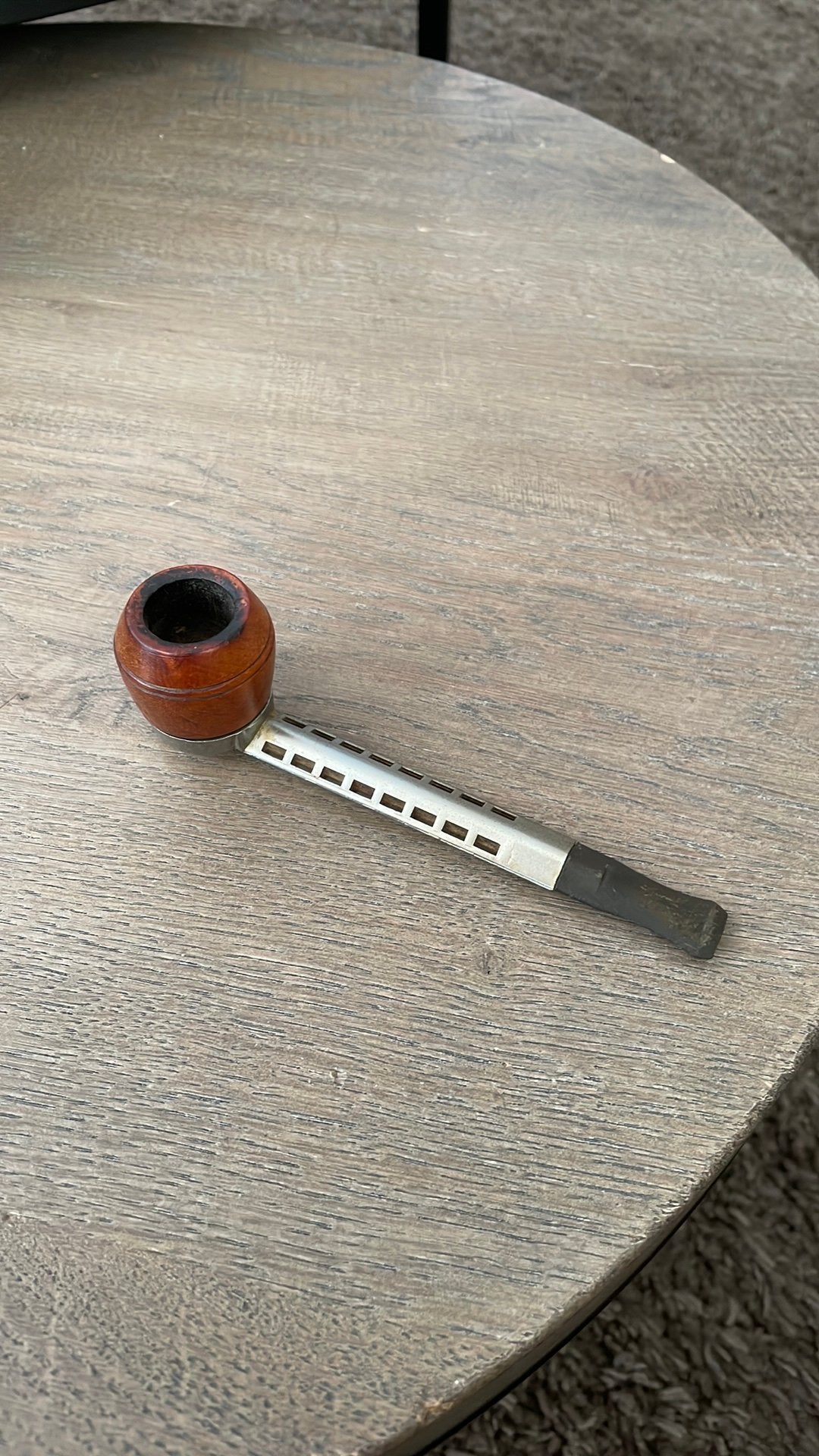 Lindberg pijp metallique, Ophalen of Verzenden, Gebruikt, (Water)pijp