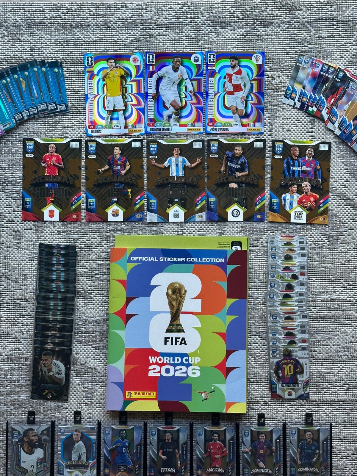 Grote voetbalkaart collectie Panini FIFA 365, Panini & Topps, Ophalen of Verzenden, Zo goed als nieuw, Meerdere kaarten