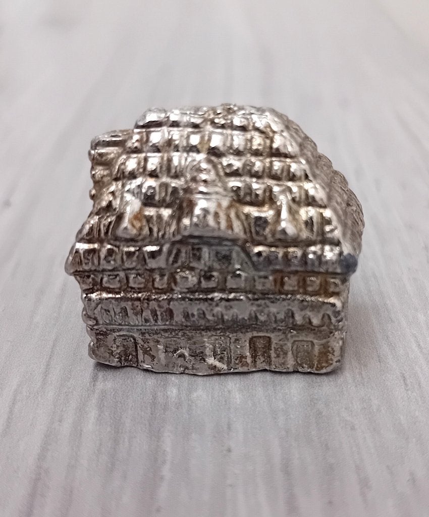 Vintage miniatuur metalen huisje, Verzenden