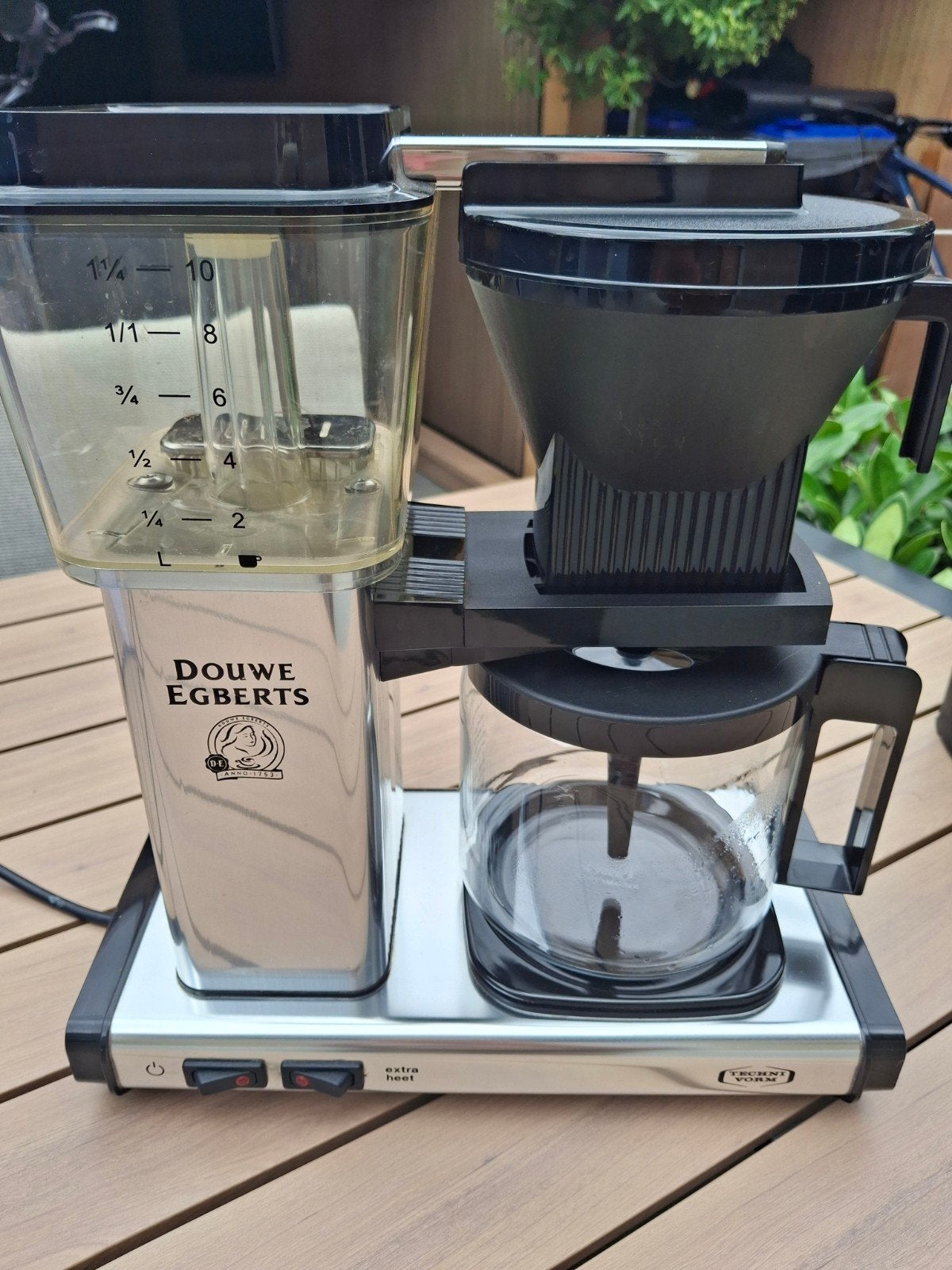 Douwe Egberts moccamaster koffiezetapparaat, Ophalen, Koffiemachine, Gemalen koffie, Zo goed als nieuw