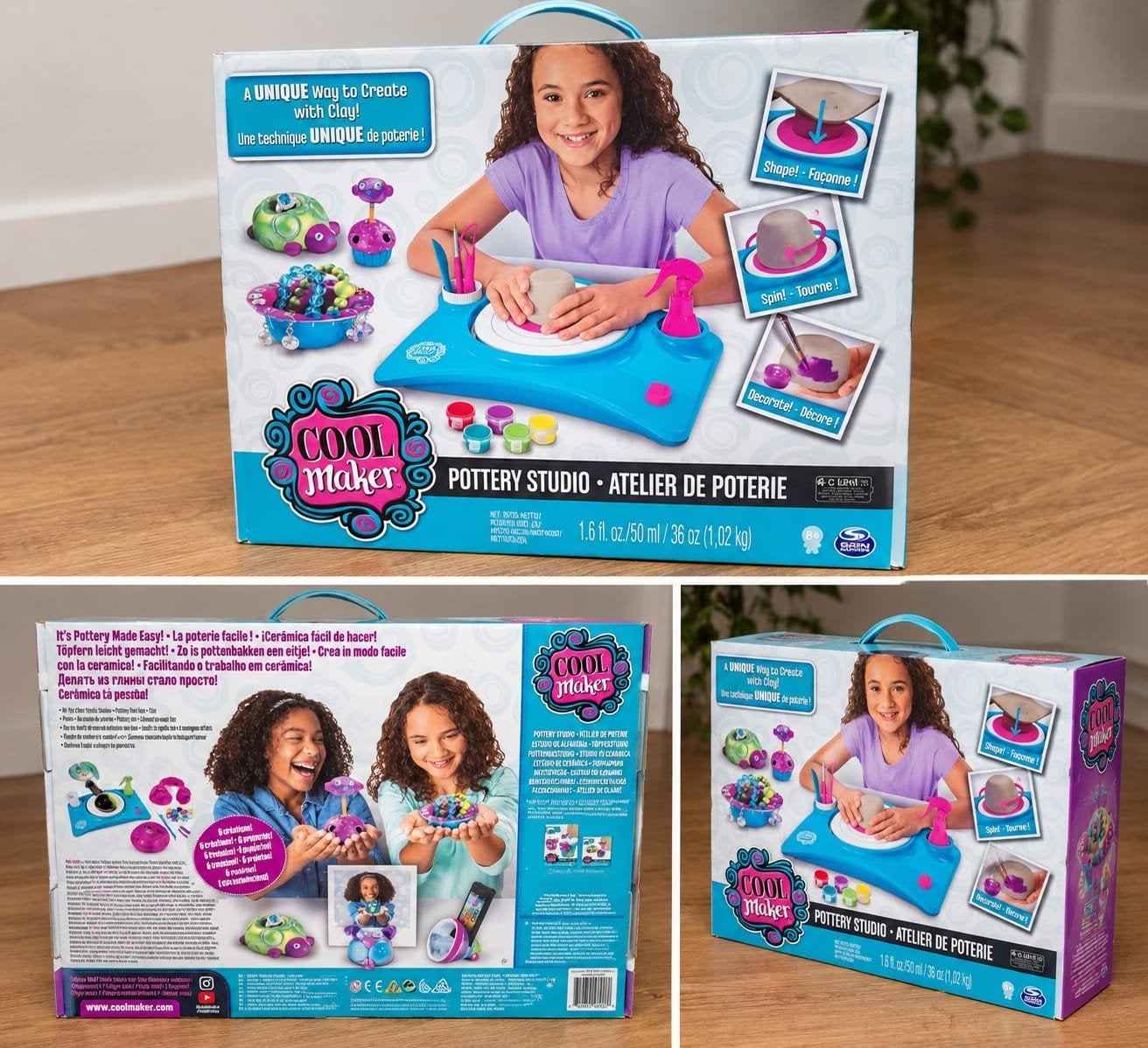 Cool Maker Pottery Studio - Maak je eigen klei creaties!, Nieuw, Meerkleurig, Ophalen of Verzenden, Kunststof