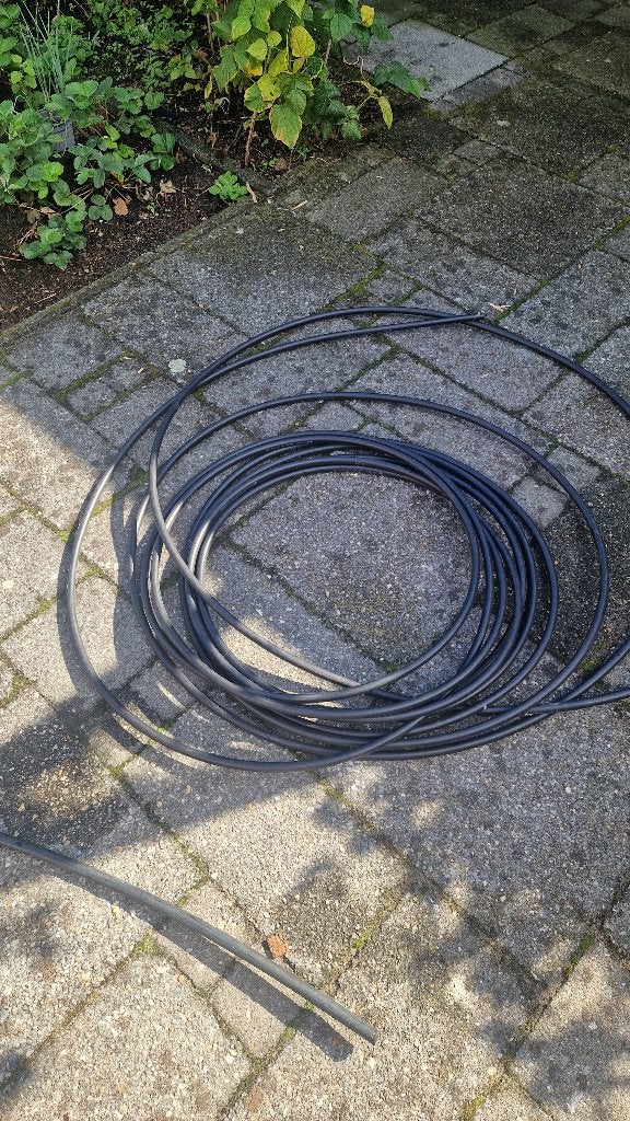 druppelslang + waterslang, verschillende delen totaal 25M, Ophalen of Verzenden, Gebruikt