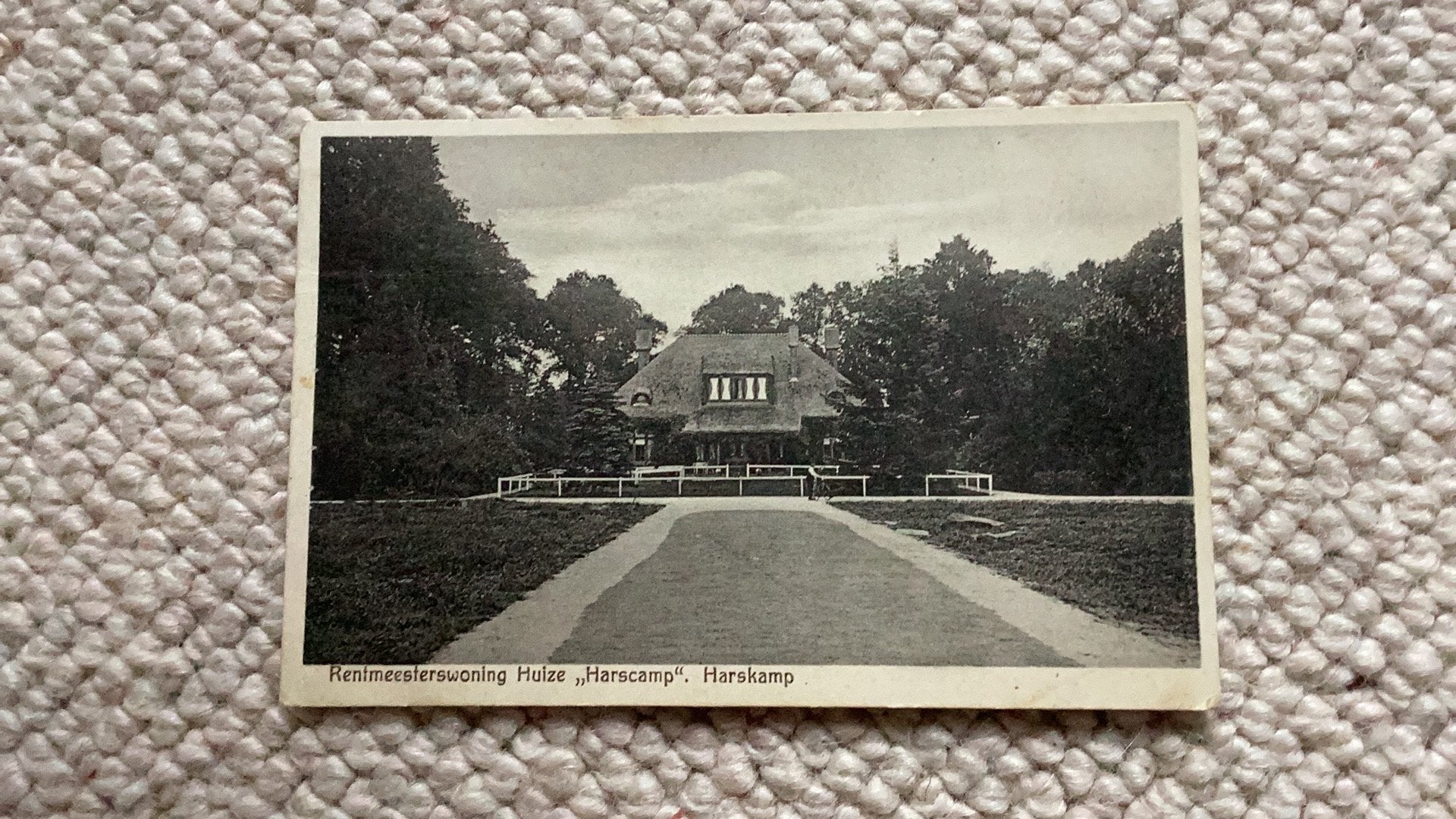Ansichtkaart Harskamp Rentmeesterswoning Huize Harscamp 1934, Ophalen of Verzenden, 1920 tot 1940, Gelopen, Gelderland