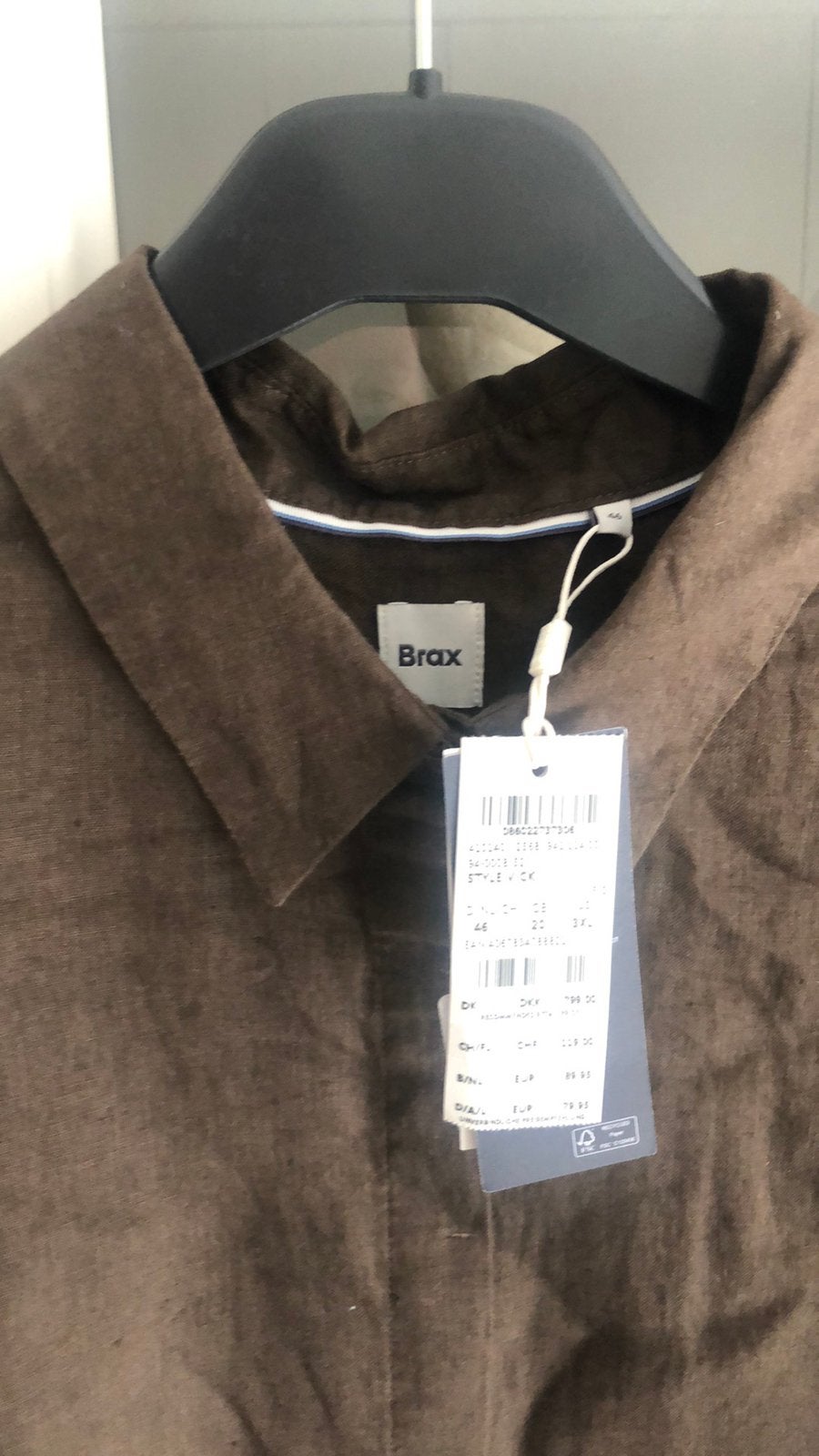Brax linnen blouse maat 46 nieuw, Ophalen of Verzenden, Nieuw, Blauw, Blouse of Tuniek