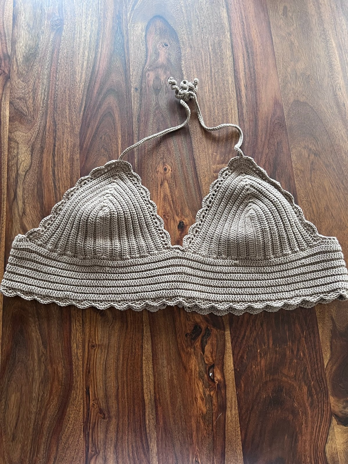 Gehaakte bikinitop - Bruin, Ophalen of Verzenden, Nieuw, Bruin, Bikini