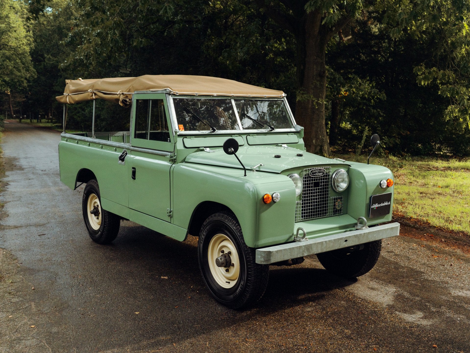 Land Rover 109 Pick up series 2 in nieuwstaat (bj 1962), Auto's, 2286 cc, Land Rover, Zwart, Bedrijf