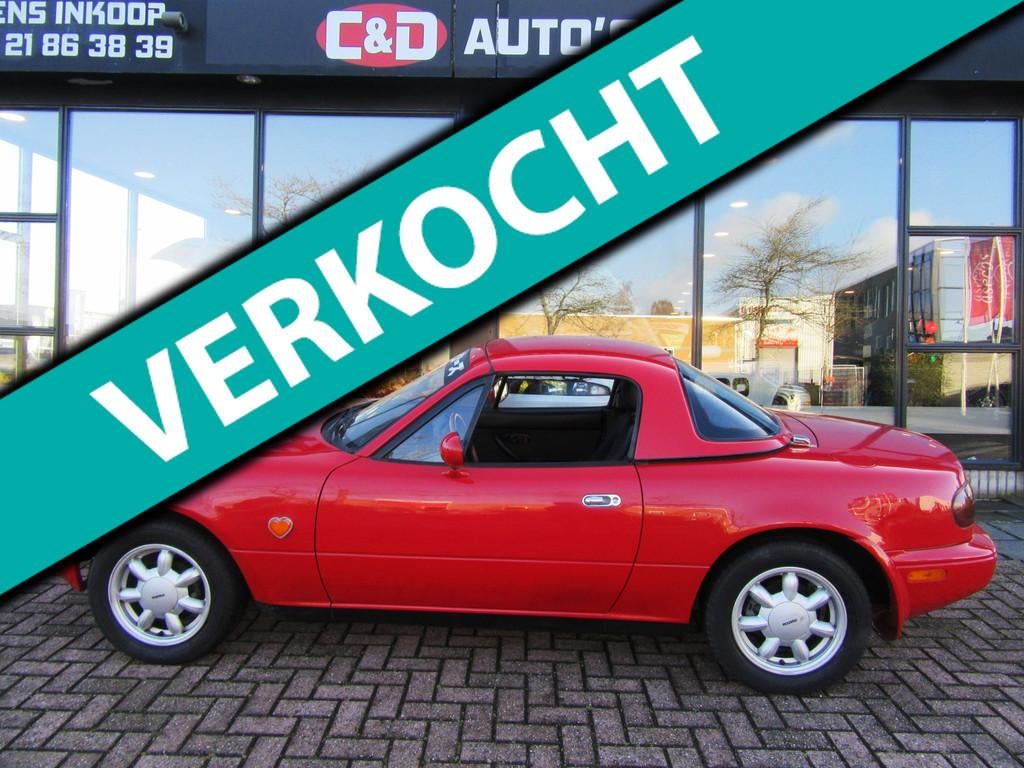 Mazda MX-5 1.6i-16V 1997 NA ORIG NL HARDTOP NW DAK IZGST, Euro 2, 4 cilinders, Origineel Nederlands, Bedrijf