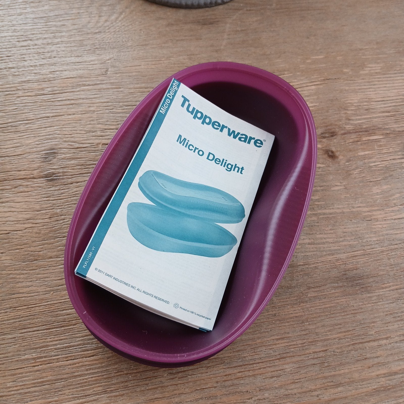 Nieuw Tupperware Micro Delight (omeletmaker) met handleiding, Ophalen of Verzenden, Nieuw, Paars, Overige typen